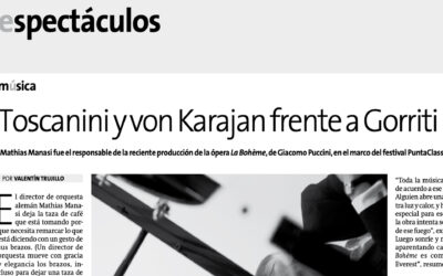 Toscanini y von Karajan frente a Gorriti