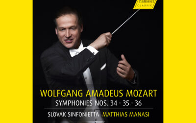 Matthias Manasi to release new album with the Slovak Sinfonietta